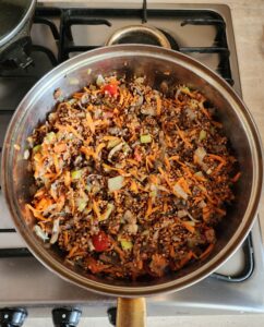 Гречка с овощами