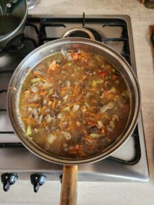 Гречка с овощами