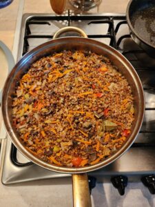 Гречка с овощами