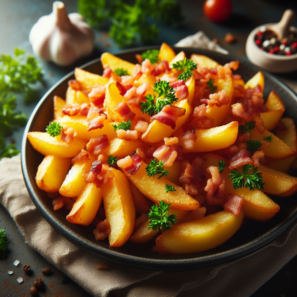 Жаренная картошка