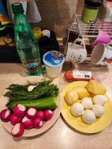 Дачная окрошка